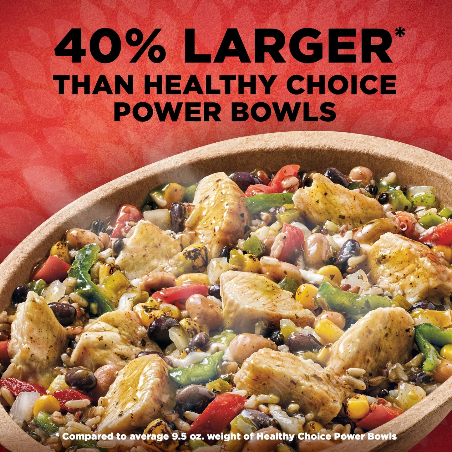 Healthy Choice Max Bowl Tex Mex Chicken Frozen Meal, 14 oz (Frozen)