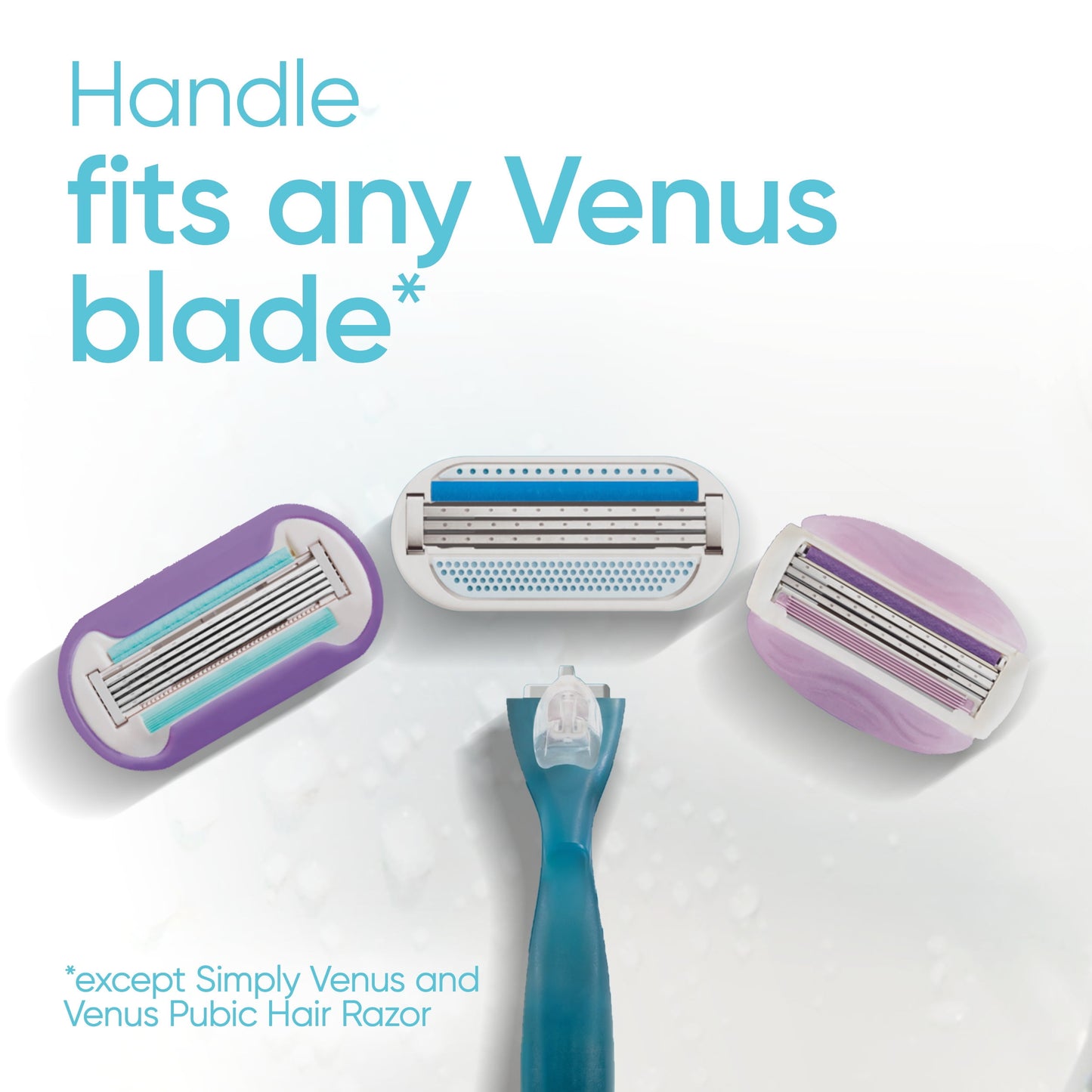 Venus Smooth Women's Razor Blade Refills, 4 Count