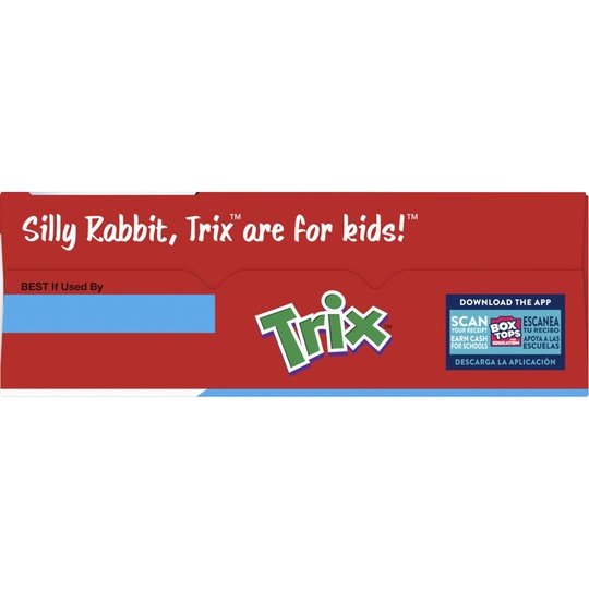 Trix Fruity Breakfast Cereal, 6 Fruity Shapes, Whole Grain, Family Size, 16.1 OZÂ