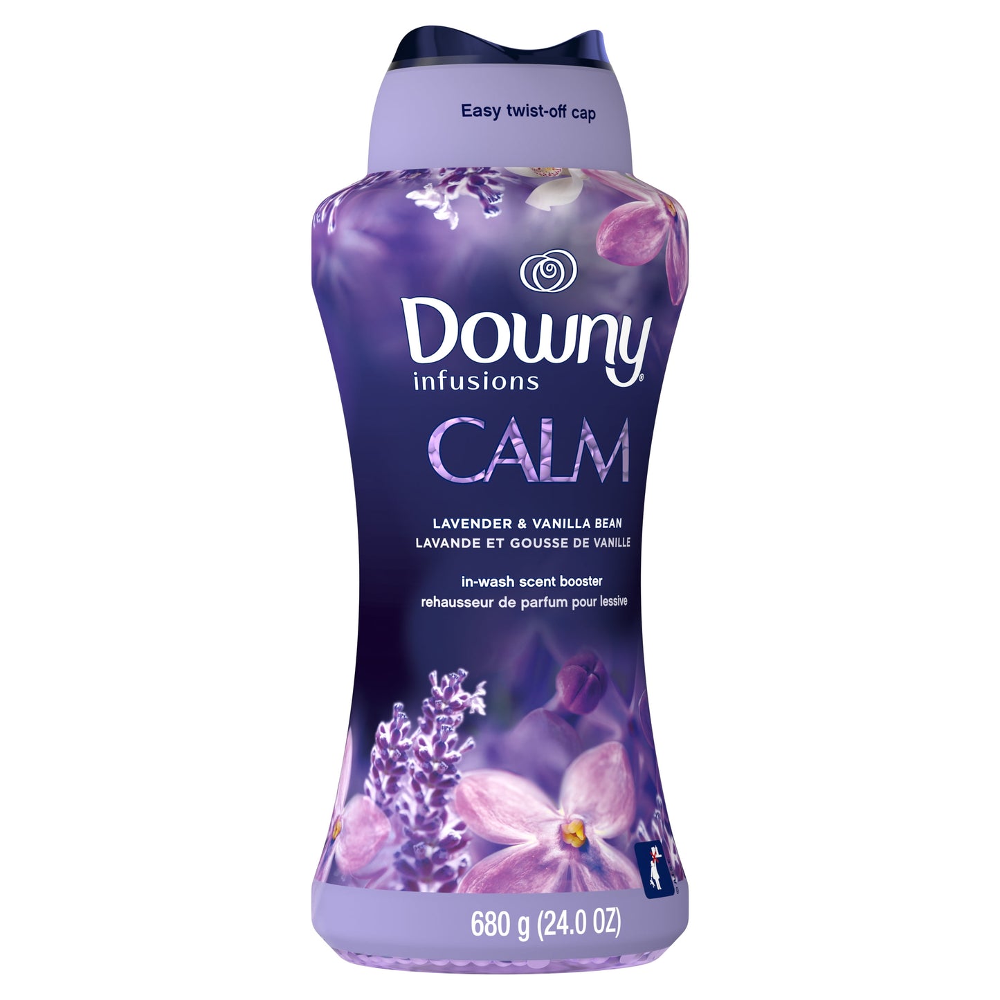 Downy Infusions In-Wash Scent Booster Beads, CALM, Lavender, 24 oz