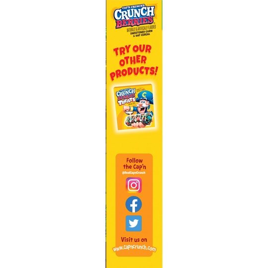 Cap'n Crunch's Crunch Berries, Kids Cereal, 20.5 oz Box