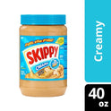 SKIPPY Peanut Butter, Creamy, 7G Protein per Serving, 40 oz Jar