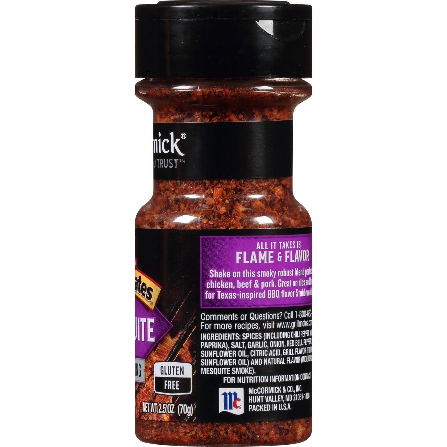 McCormick Grill Mates Mesquite Seasoning, 2.5 oz Mixed Spices & Seasonings