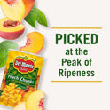 Del Monte Yellow Cling Peach Chunks, Canned Fruit, 15.25 oz Can