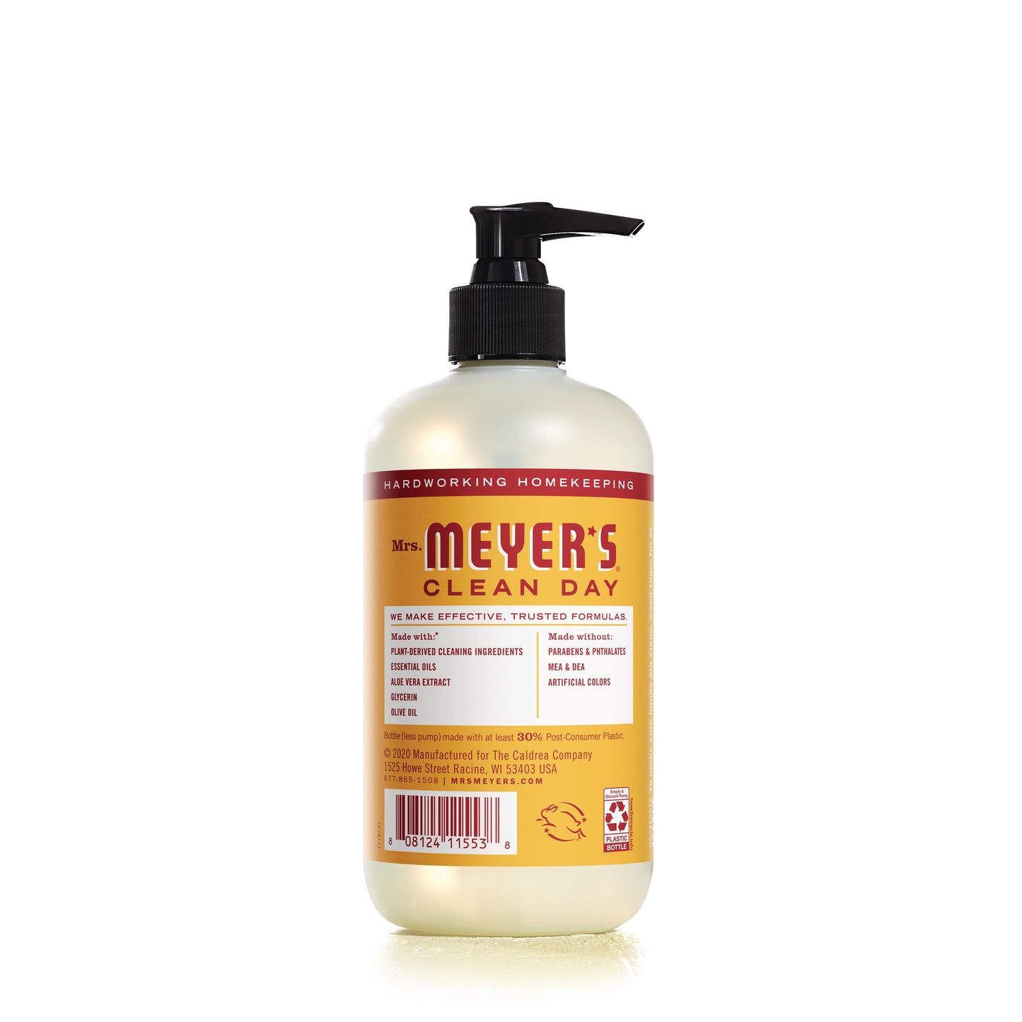 Mrs. Meyer's Clean Day Liquid Hand Soap, Clementine Scent, 12.5 Ounce Bottle