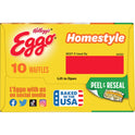 Eggo Homestyle Original Waffles, 12.3 oz, 10 Count (Frozen), Regular