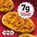 TGI Fridays Loaded Cheddar & Bacon Potato Skins Frozen Snacks & Appetizers, 13.5 oz Box Regular