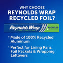 Reynolds Wrap Aluminum Foil, 100% Recycled, 75 Square Feet