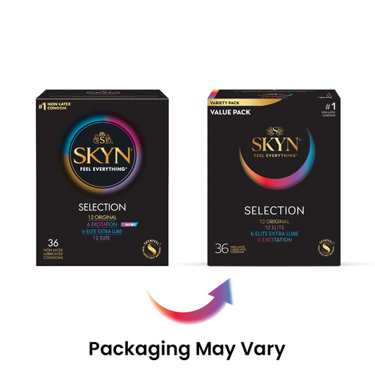 Skyn Selection Non-Latex Lubricated Condoms, 36 Count