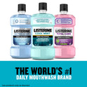 Listerine Zero Alcohol Free Oral Care Mouthwash for Bad Breath, Cool Mint, 1 L