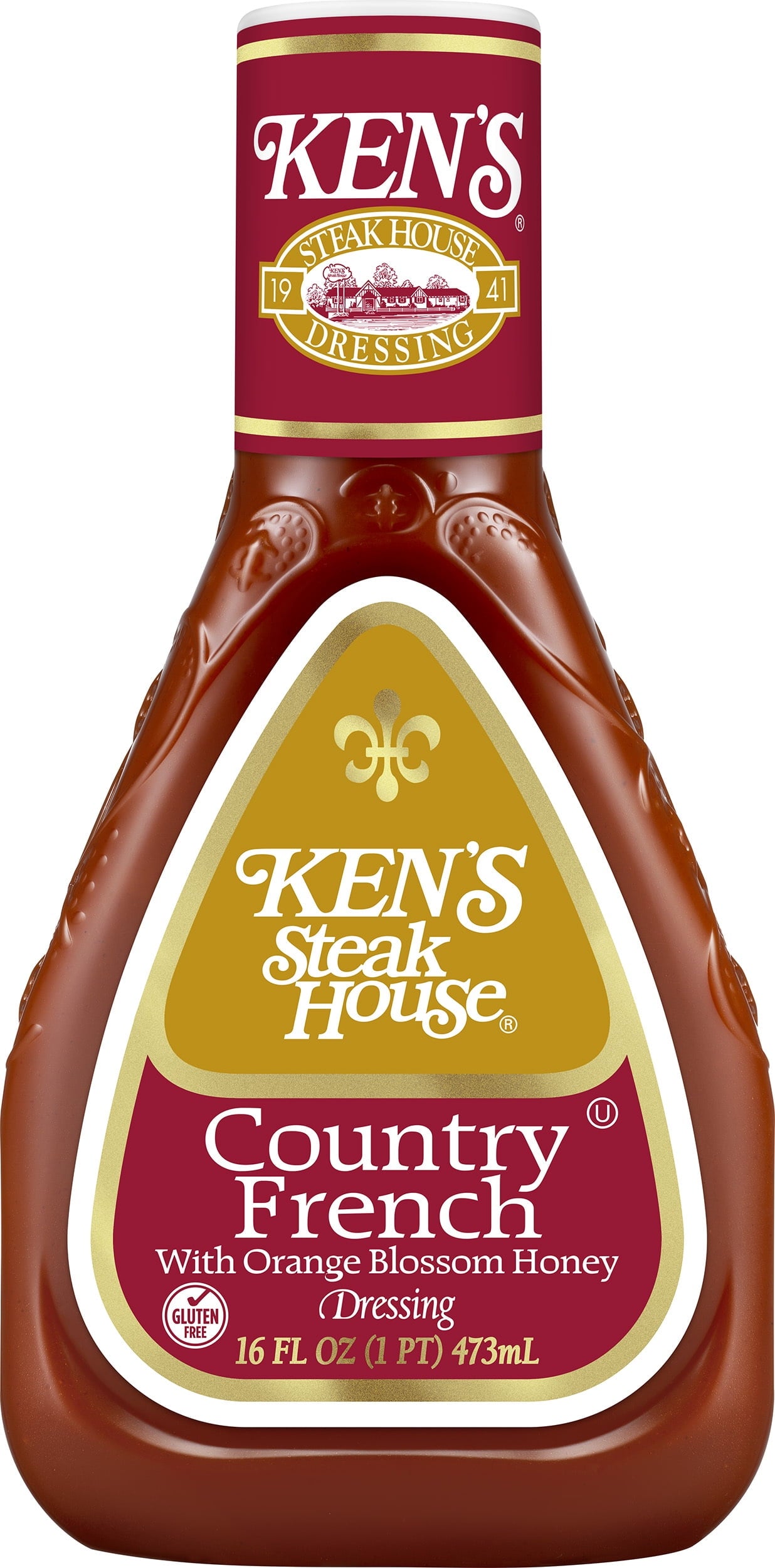 Ken's Steak House Country French with Orange Blossom Honey Dressing 16 fl oz