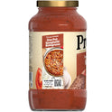 Prego Italian Tomato Spaghetti Sauce Flavored with Meat, 24 oz Jar