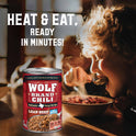 WOLF BRAND Lean Beef Chili Without Beans, 15 oz.