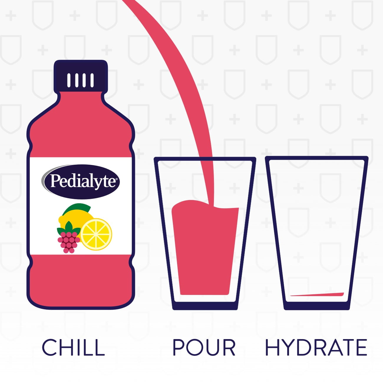 Pedialyte with Immune Support, Raspberry Lemonade, Electrolyte Hydration Drink, 1 Liter