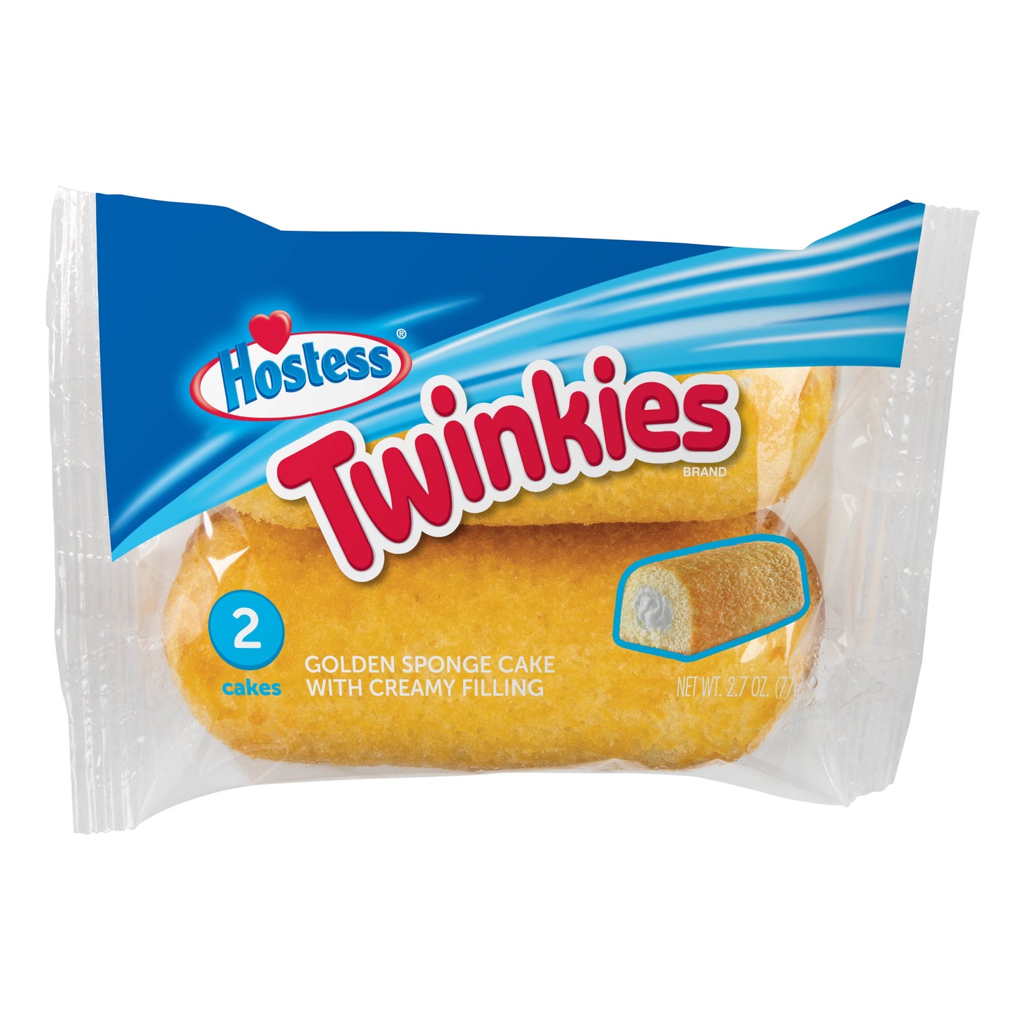 Hostess Twinkies Single Serve, 2 Count, 2.70 oz