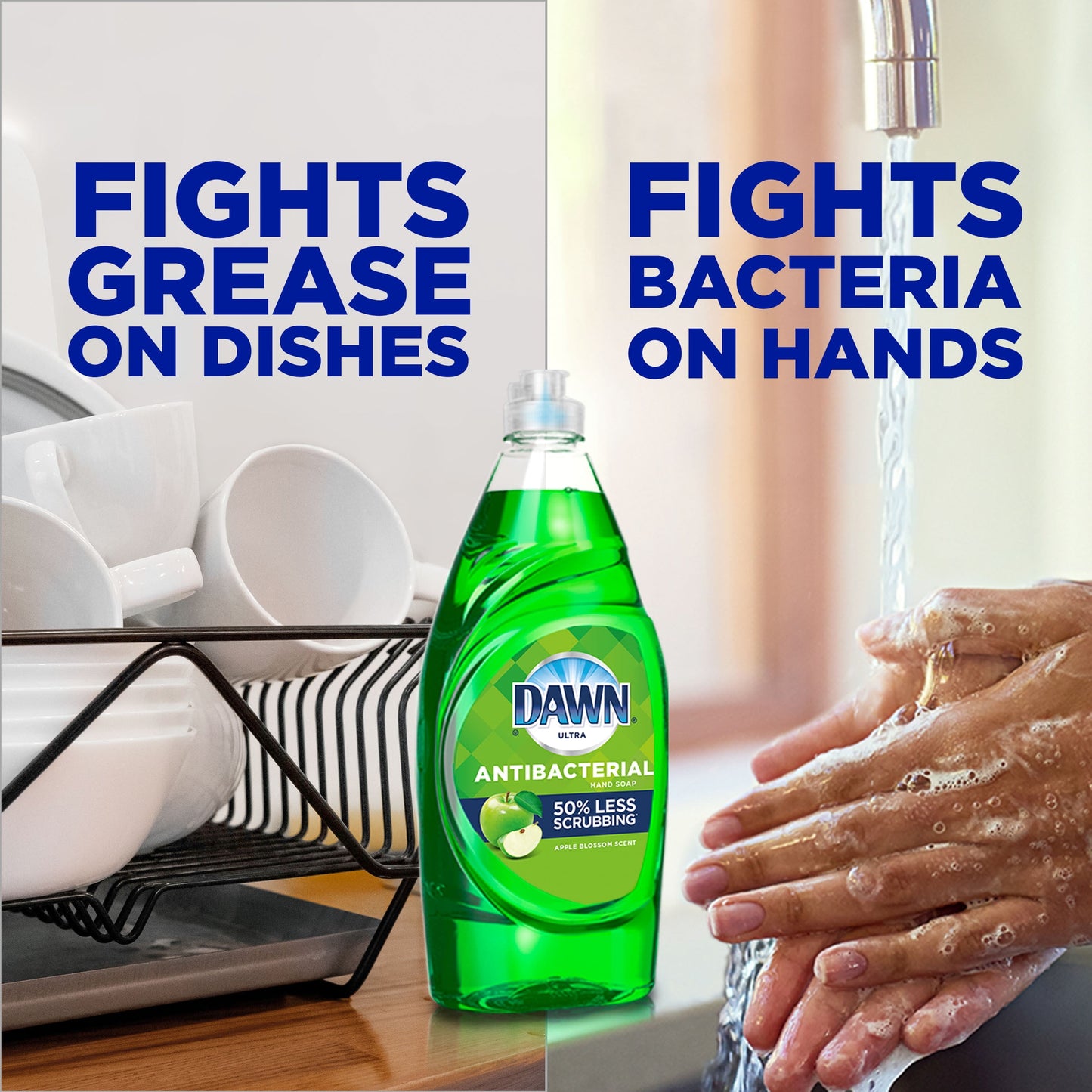 Dawn Ultra Antibacterial Liquid Dish Soap, Apple Blossom Scent, 70 fl oz "More Options Available"