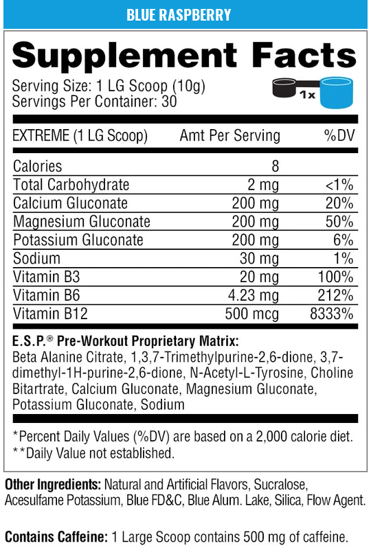 Metabolic Nutrition E.S.P. 30 Servings