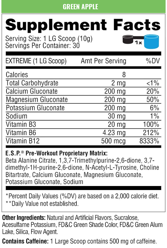 Metabolic Nutrition E.S.P. 30 Servings