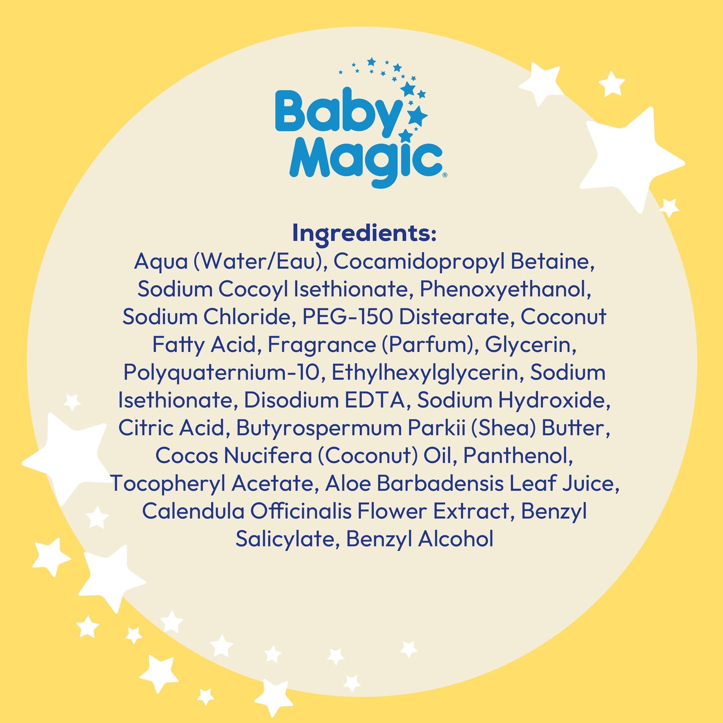 Baby Magic Tear-Free Gentle Hair and Body Wash, Soft Powder Scent, Hypoallergenic, 30 oz.