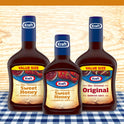 Kraft Sweet Honey Slow-Simmered Barbecue BBQ Sauce, 18 oz Bottle