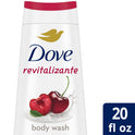 Dove Revitalizante Long Lasting Gentle Body Wash, Cherry and Chia Milk, 20 fl oz