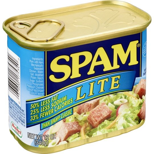 SPAM Lite, 9 g of protein per serving, 12 oz Aluminum Can