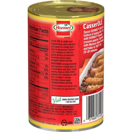 HORMEL Tamales Chicken in Chili Sauce 15 oz