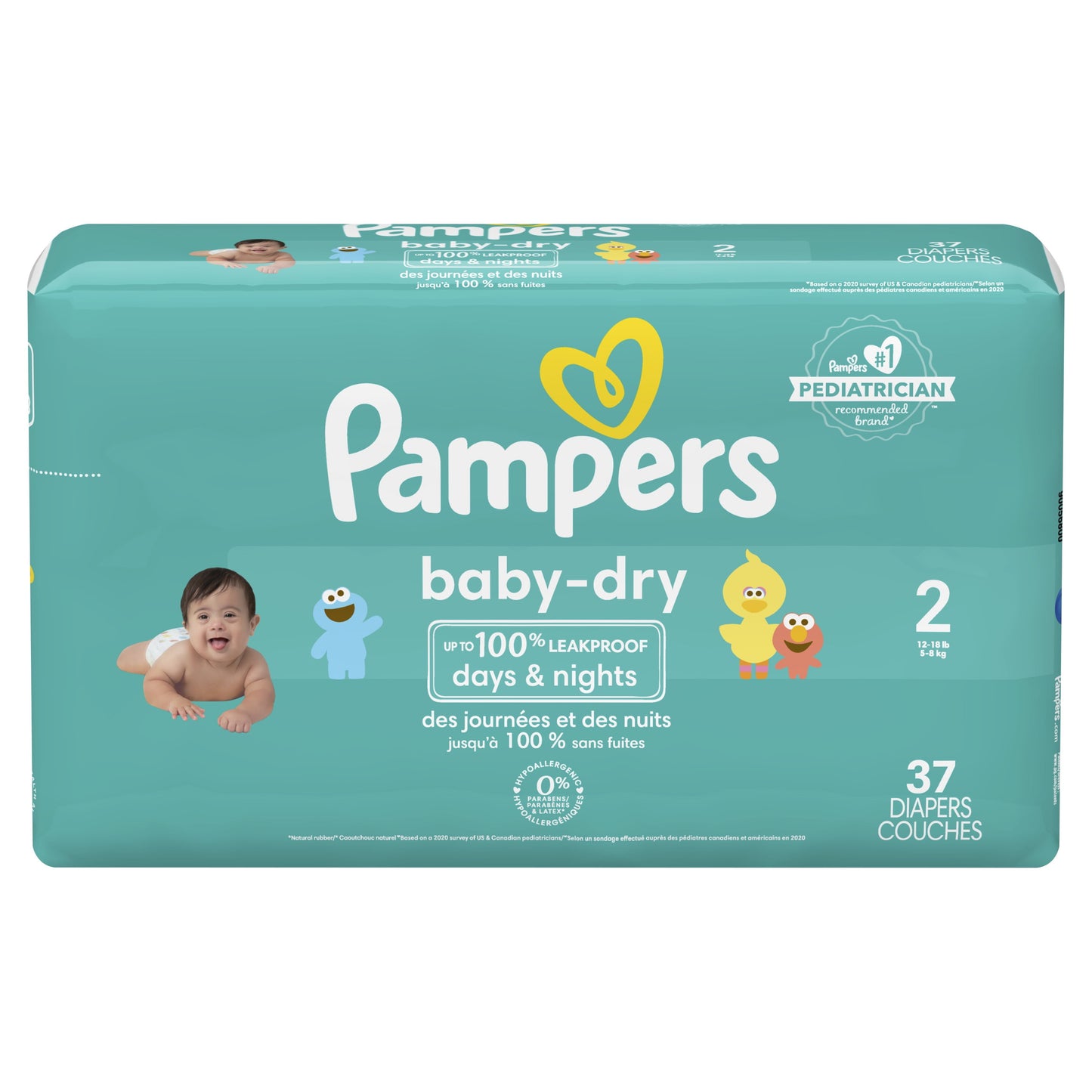 Pampers Baby Dry Diapers Size 2, 37 Count (Select for More Options)