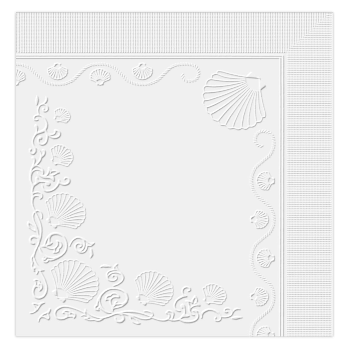 Vanity Fair Everyday Disposable Paper Napkins, White, 100 Count