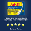 Advil Multi Symptom Cold and Flu Medicine with Ibuprofen - 20 Coated Tablets