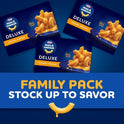 Kraft Deluxe Original Cheddar Mac N Cheese Macaroni and Cheese Dinner Family Size, 24 oz Box