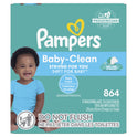 Pampers Flip Top Wipes Baby Fresh 12x 864 Wipes