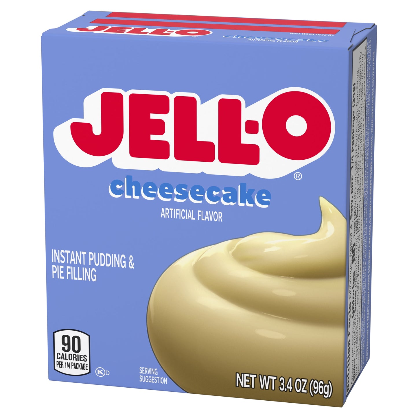 Jell-O Cheesecake Artificially Flavored Instant Pudding & Pie Filling Mix, 3.4 oz Box