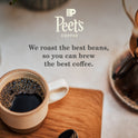 Peet's Coffee Major Dickason's Blend Ground Coffee, Premium Dark Roast, 100% Arabica, 18 oz