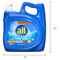 all Liquid Laundry Detergent, Fresh Clean Oxi plus Odor Lifter, 141 fl oz, 79 Loads