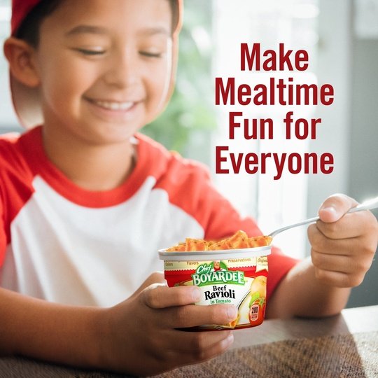 Chef Boyardee Beef Ravioli In Tomato & Meat Sauce , 7.5 oz. Bowl