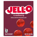 Jell-O Cranberry Artificially Flavored Gelatin Dessert Mix, 3 oz Box