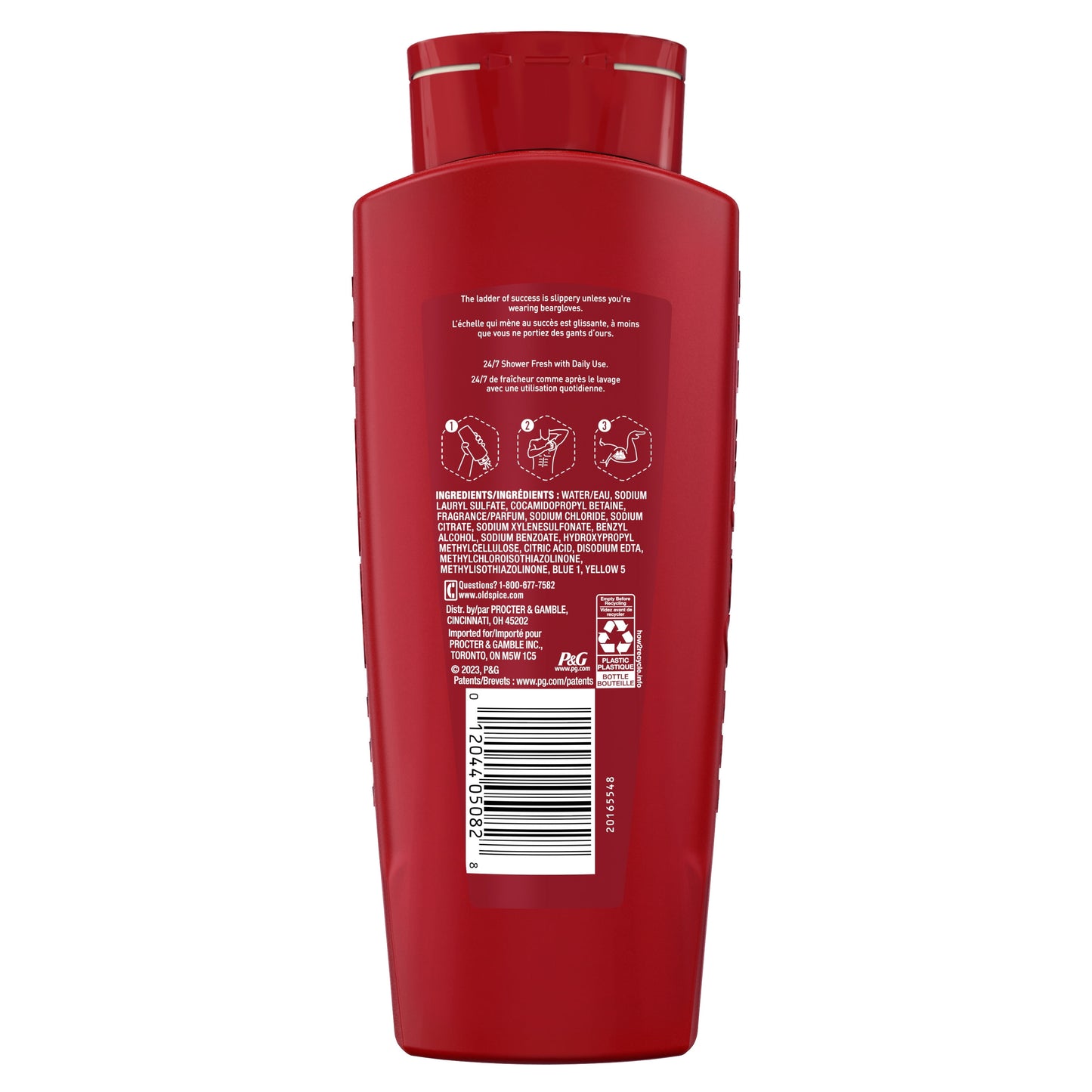 Old Spice Body Wash for Men, Bear Glove, Long Lasting Lather, All Skin Types, 24 fl oz