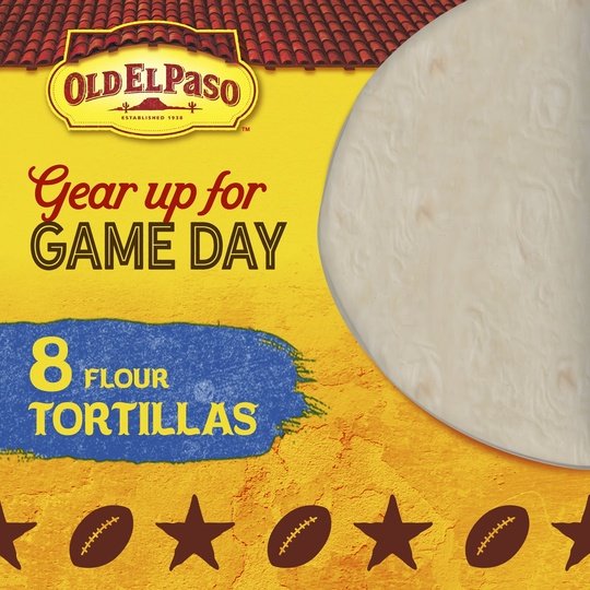 Old El Paso Flour Tortillas, for Burritos, 8 Ct., 11 Oz.