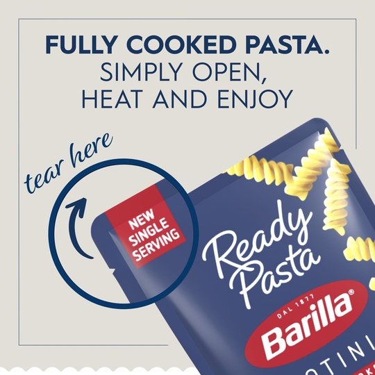 Barilla Ready Pasta Fully Cooked Pasta Rotini, 7 oz