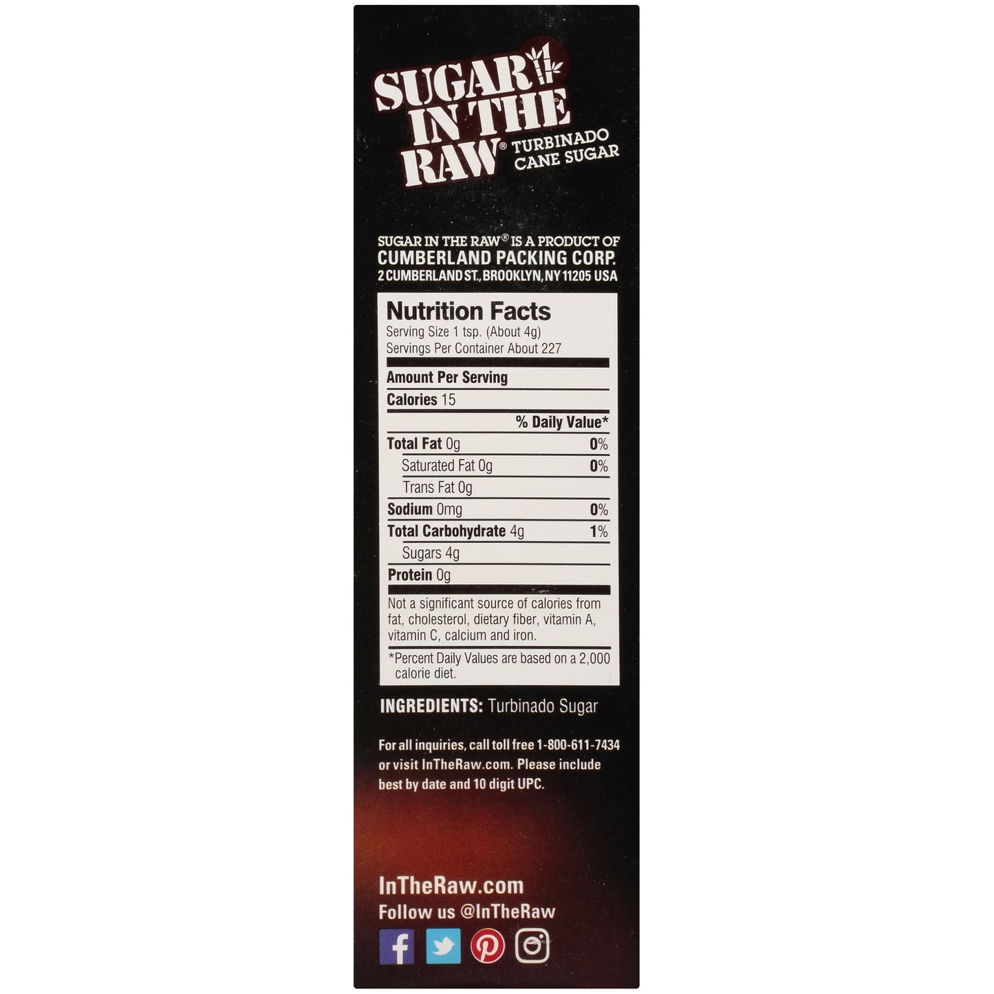 Sugar in the Raw Turbinado Cane Sugar, 32 oz