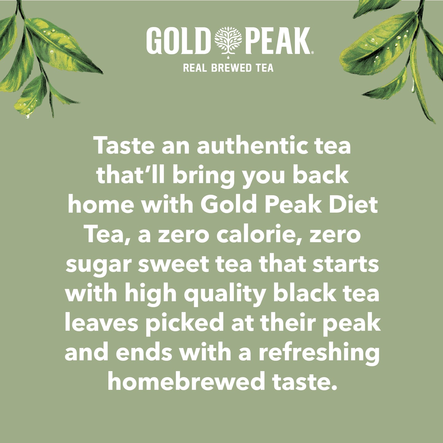 Gold Peak Zero Sugar Sweet Tea, 59 fl oz