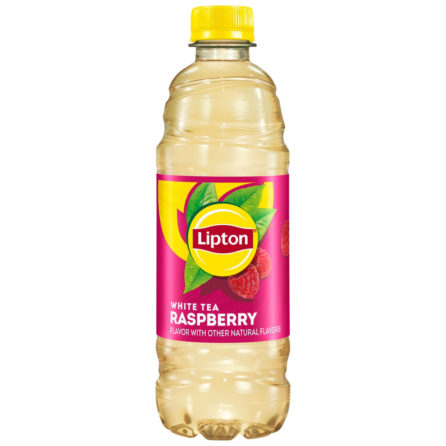 Lipton Iced Tea, Raspberry White Tea, 16.9 fl oz, 12 Bottles