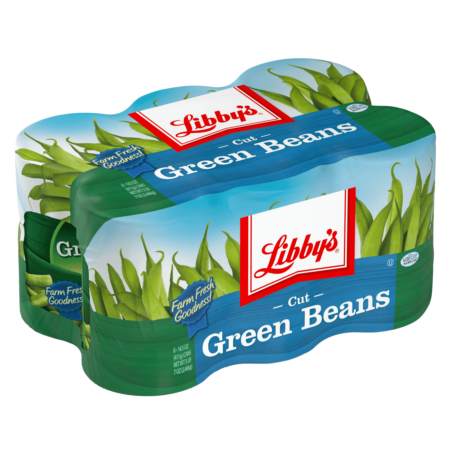 Libby's Cut Green Beans, 14.5 oz, 6 Cans