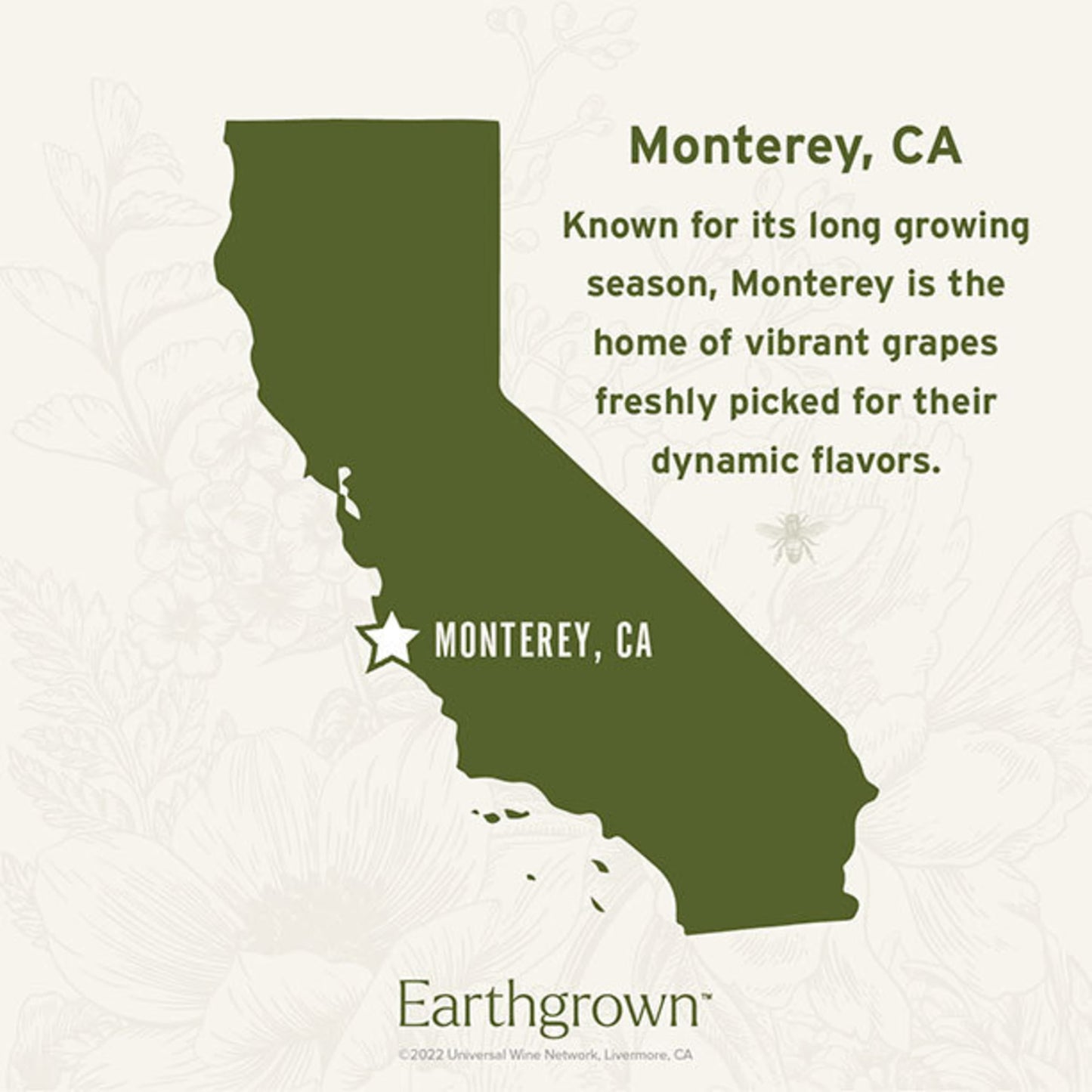 Earthgrown Red Blend California Red Wine, 750 ml Glass, ABV 14.00%