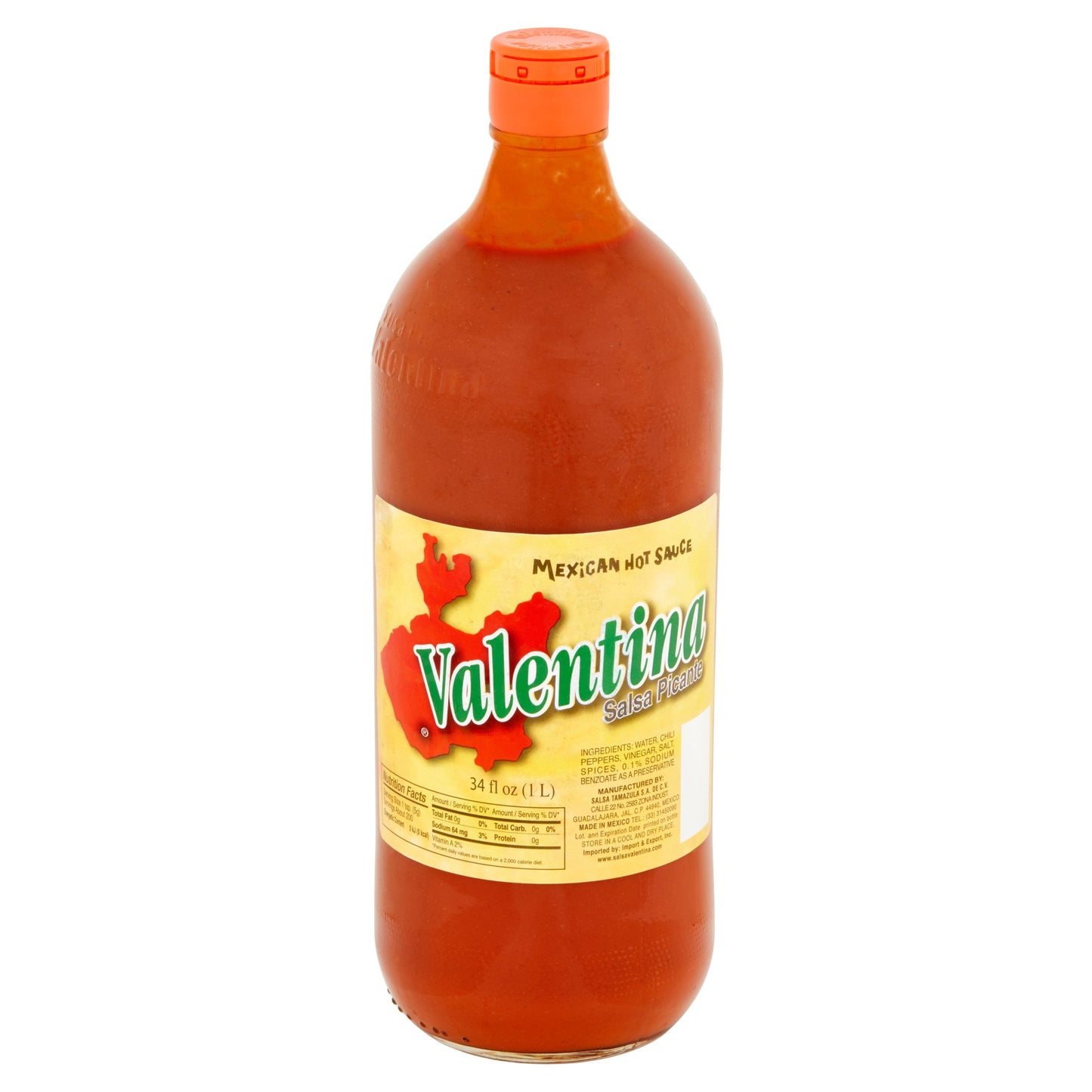 Valentina Mexican Hot Sauce, 34 fl oz