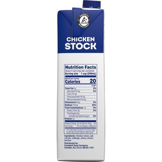 Swanson 100% Natural, Gluten-Free Chicken Stock, 32 oz Carton