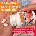 Motrin Dual Action with Tylenol, Ibuprofen & Acetaminophen, 20Ct