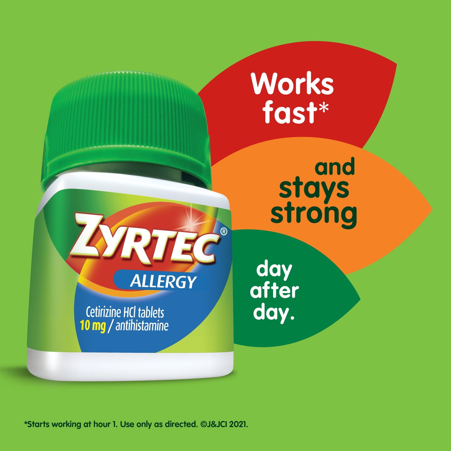 Zyrtec 24 Hour Allergy Relief Tablets with 10 mg Cetirizine HCl, 30 Ct