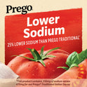 Prego Traditional Lower Sodium Spaghetti Sauce, 23.5 oz Jar